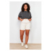 Trendyol Curve Ecru Mom Shorts & Bermuda