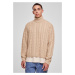 Boxes Roll Neck Sweater Wet Sand