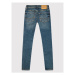 Jack&Jones Junior Džínsy Dan Original 12192104 Modrá Super Skinny Fit