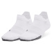 Under Armour Breathe 2 No Show Tab 2Pk White