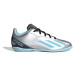 Juniorské futbalové halové kopačky ADIDAS X CRAZYFAST MESSI 4 SILVMT BLIBLU CBLACK_IE4070_tf