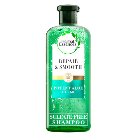 Herbal Essences Bio:renew Šampón bez sulfátov Potent aloe&hemp 380ml