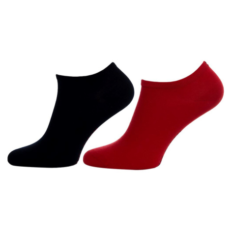 Tommy Hilfiger Woman's 2Pack Socks 343024001 Red/Navy Blue