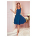 Elegantné modré šaty ARIANNA 114-15