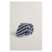 KRAVATA GANT RAW SILK STRIPED TIE EVENING BLUE