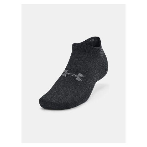 Sada troch párov unisex ponožiek v čiernej farbe Under Armour UA Essential No Show 3pk