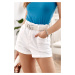 Shorts with white cuff