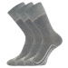 Voxx Linemul Unisex ľanové ponožky - 3 páry BM000003486300101053 šedá melé
