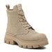 Calvin Klein Jeans Outdoorová obuv Chunky Combat Laceup Boot Co YW0YW01239 Béžová