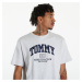 Tričko Tommy Jeans Varsity Logo T-Shirt Silver Grey