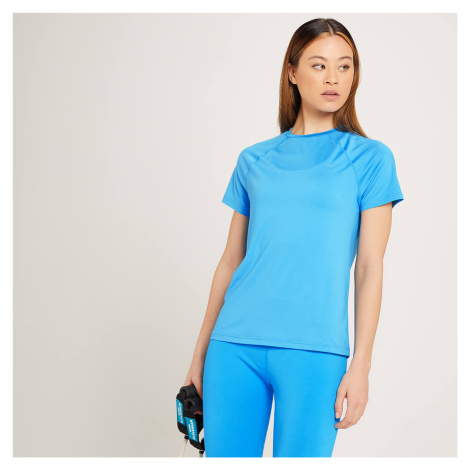 Dámske športové tričko MP Linear Mark – žiarivo modré