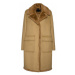 Blauer Vlnený kabát Janice 20WBLDK01571 005831 Hnedá Regular Fit