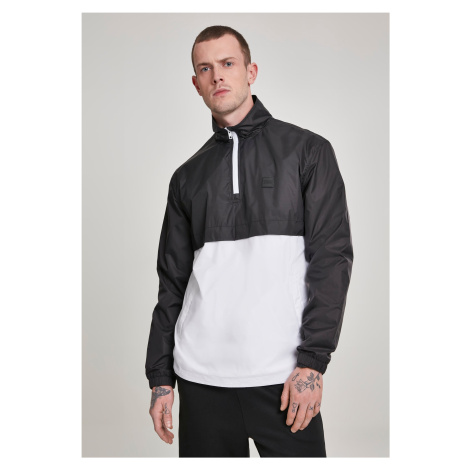 Stand Up Collar Pull Over Jacket blk/wht Urban Classics