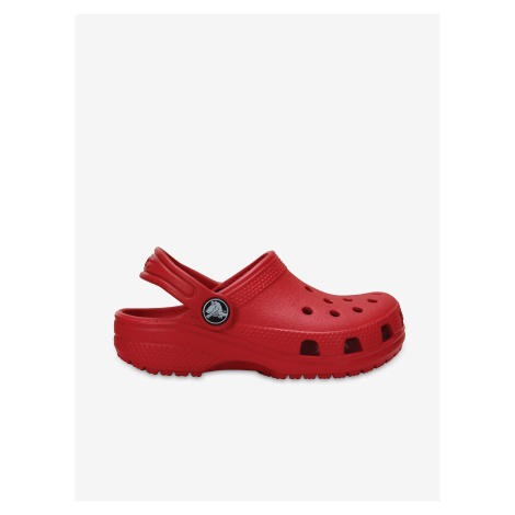 Červené detské papuče Crocs