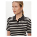 Tommy Hilfiger Každodenné šaty Reg Breton Midi Polo Dress Ss WW0WW42030 Čierna Regular Fit