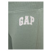 Svetlozelené dievčenské tepláky s logom GAP