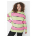 Trendyol Curve Plus Size Sweater - Green - Relaxed fit