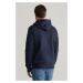 MIKINA GANT SMALL GRAPHIC SWEAT HOODIE EVENING BLUE