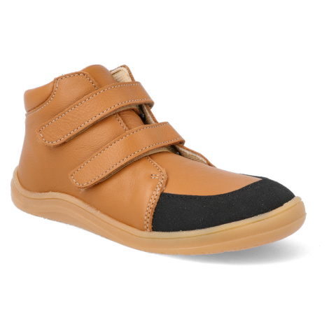 Barefoot členkové topánky s membránou Baby Bare - Febo Fall Brown brown