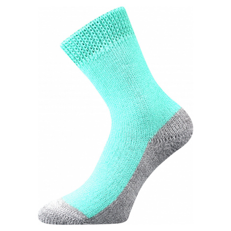 Teplé ponožky Boma zelené (Sleep-white) S