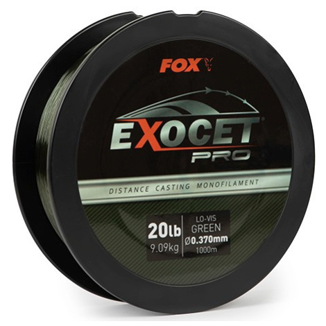 Fox vlasec exocet pro 1000 m - 0,37 mm 20 lb/9,09 kg