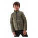 Chlapčenská bunda 4F JUNIOR DOWN JACKET-JAW23TDJAM220-44S-OLIVE