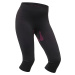 Detské lyžiarske spodné nohavice 580 i-soft čierno-ružové