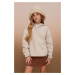 DEFACTO Girl's Oversize Fit Hooded Plush Sweatshirt