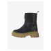 Beige-Black Tamaris Ankle Boots - Women