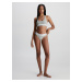 Dámske tangá Thong Modern Cotton 0000F3786E020 šedé - Calvin Klein