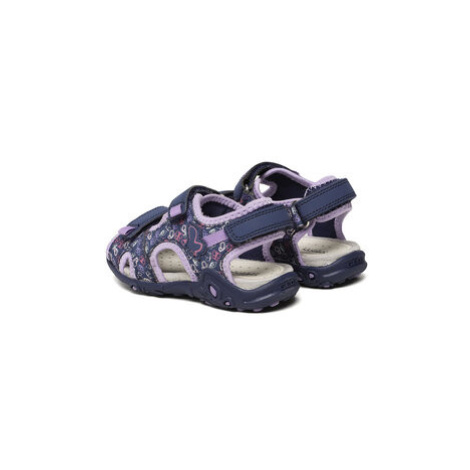 Geox Sandále J Sandal Whinberry G J35GRD0CE15CF48E M Tmavomodrá