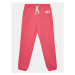 Gap Teplákové nohavice 482442-01 Ružová Regular Fit