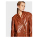 Remain Sako Bolette Blazer Leather RM1662 Hnedá Relaxed Fit
