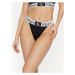 Calvin Klein Underwear Stringové nohavičky 000QF7721E Čierna