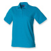Henbury Dámske polo tričko H401 Turquoise