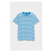 TRIČKO GANT STRIPED T-SHIRT DAY BLUE