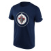 Winnipeg Jets pánske tričko Primary Logo Graphic navy