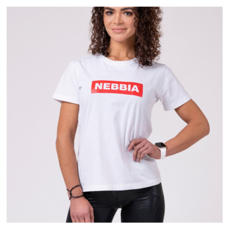NEBBIA - Tričko dámske BASIC 592 (white) - NEBBIA
