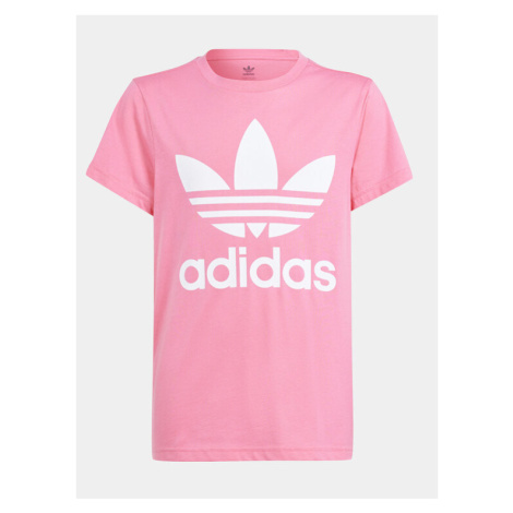 Adidas Tričko adicolor Trefoil IN8445 Ružová Regular Fit