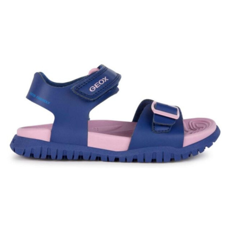 Geox J SANDAL FUSBETTO G. A Juniorské dievčenské sandále, tmavo modrá, veľkosť