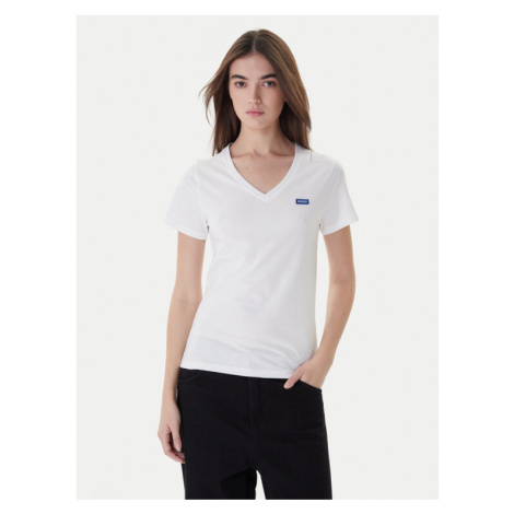 Hugo Tričko Classic 50513667 Biela Regular Fit Hugo Boss