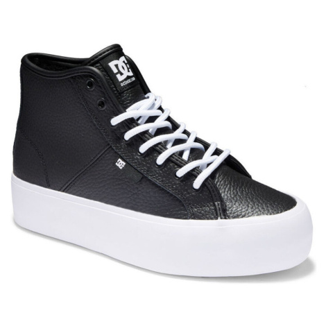 DC Shoes  Manual hi wnt ADJS300286 BLACK/WHITE (BKW)  Módne tenisky Čierna
