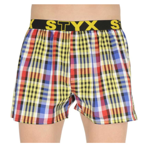 Men's briefs Styx sports rubber multicolored