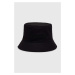 Obojstranný bavlnený klobúk Calvin Klein čierna farba, bavlnený, K50K510338