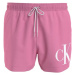 Pánske plavky SHORT DRAWSTRING KM0KM00967 TFZ pink - Calvin Klein