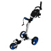Axglo TriLite White/Blue Manuálny golfový vozík