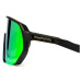 Slnečné okuliare Horsefeathers Archie Bike Sunglasses Black/ Mirror Green