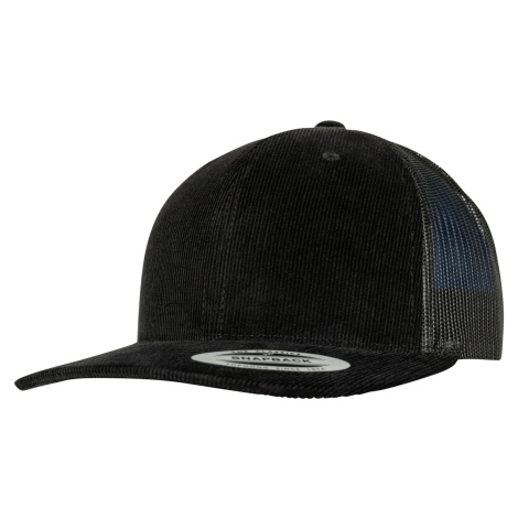 Corduroy Retro Trucker Black