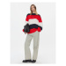 Tommy Jeans Sveter Tjw Colorblock Sweater DW0DW17495 Tmavomodrá Regular Fit