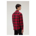 Košeľa Woolrich Light Flannel Shirt Hombre Red